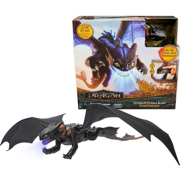 Figura Toothless Ultimate Plasma Blast 63cm DreamWorks Dragons