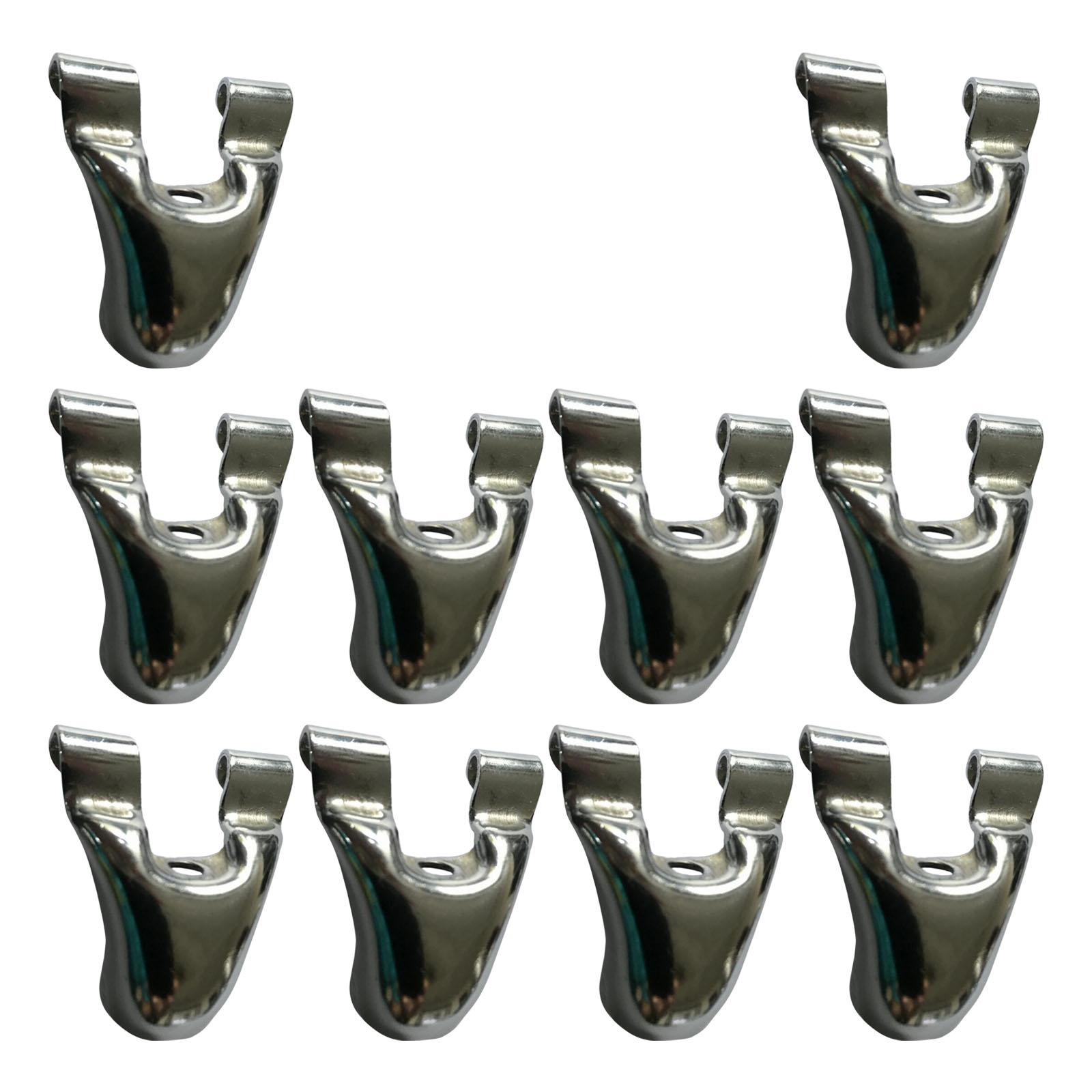 Magideal - 10 Piezas De Lámparas De Bombo Piezas De Tambor De Tambor De Reparación De Accesorios De Accesorios De Metal Sólido Juego De Batería De Percusión Ganc Estilo C