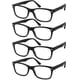 thumbnail image 1 of Set de 4 gafas de lectura Success Eyewear +3.25, color negro, 1 of 6