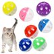 thumbnail image 1 of Bola de juguete para gato VOVIGGOL 4 cm, paquete de 12 con campanilla, 1 of 7