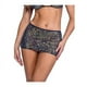 thumbnail image 1 of Falda de Rejilla con Lentejuelas - Negra/multicolor LG, 1 of 2