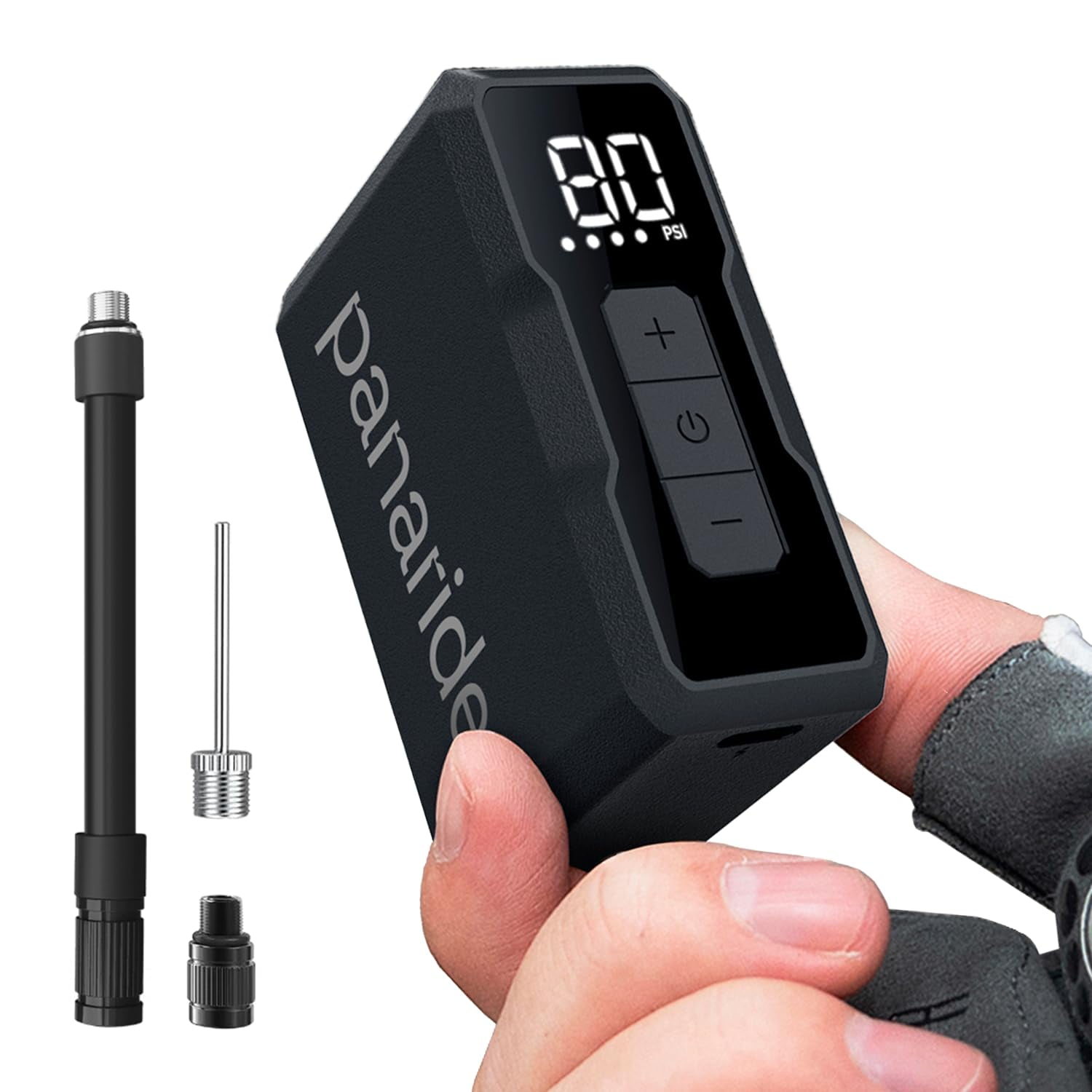Mini Bomba Eléctrica Para Bicicleta Panaride 120 Psi Con Autoapagado