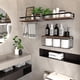 thumbnail image 2 of Repisas Flotantes de Madera con Rejas Multifuncional Cafés, 2 of 7