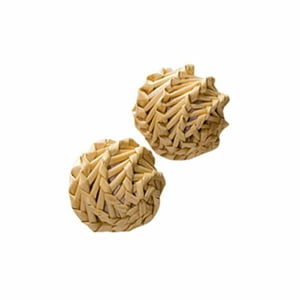 Kong Company - Juguete Kong Naturals Straw Ball Gato, Pack X 2