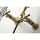 thumbnail image 4 of Grifo de cocina Kingston Brass Heritage de montaje en pared con rociador, 4 of 9