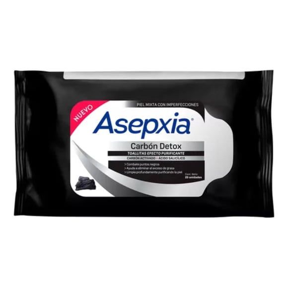 Asepxia Toallitas Carbon.