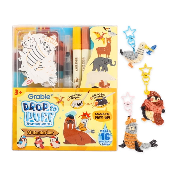Grabie Drop to Puff: Kit Creativo Esponjas 3D "En el Puerto"