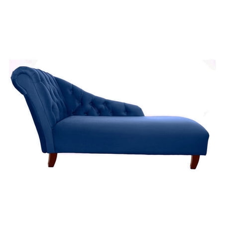 Barra Design - Chaise Izquierdo Longue Felpa Azul