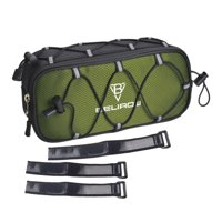 Magideal - Bolsa Para Manillar De Bicicleta, Bolsa Frontal Para Bicicleta De Montaña, Bicicleta De Carretera, Viaje En Bicicleta Con Cordón Elástico, Bolsa Para Verde 2.1L
