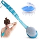 thumbnail image 1 of Cepillo De Baño Ducha Mango Largo Cuerpo Espalda Masaje + cepillo de masaje para el cuero cabelludo, 1 of 10