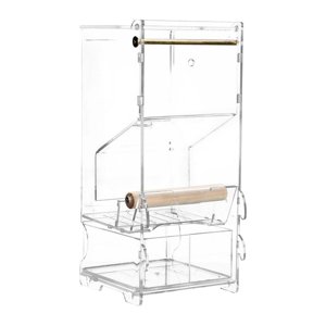 Ioensy - Comedero Para Pájaros Para Jaula, Plato De Comida, Comedero Para Loros Para Canarios Cacatúa