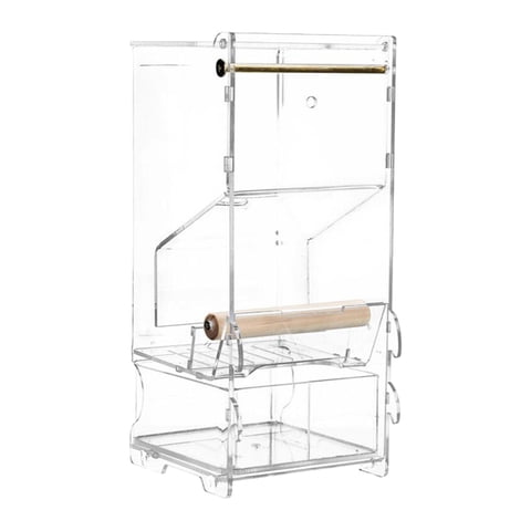 Ioensy - Comedero Para Pájaros Para Jaula, Plato De Comida, Comedero Para Loros Para Canarios Cacatúa