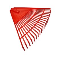 Magideal - Cabezal De Rastrillo De Césped De Repuesto Con 21 Dientes, Fácil De Instalar Para Césped, 16,5 X 13,4 Pulgadas, Herramienta Para Quitar Hojas De Jardí Rojo