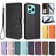 thumbnail image 3 of Funda Billetera con Relieve de Gato para Honor 400 Lite, Negro, 3 of 6