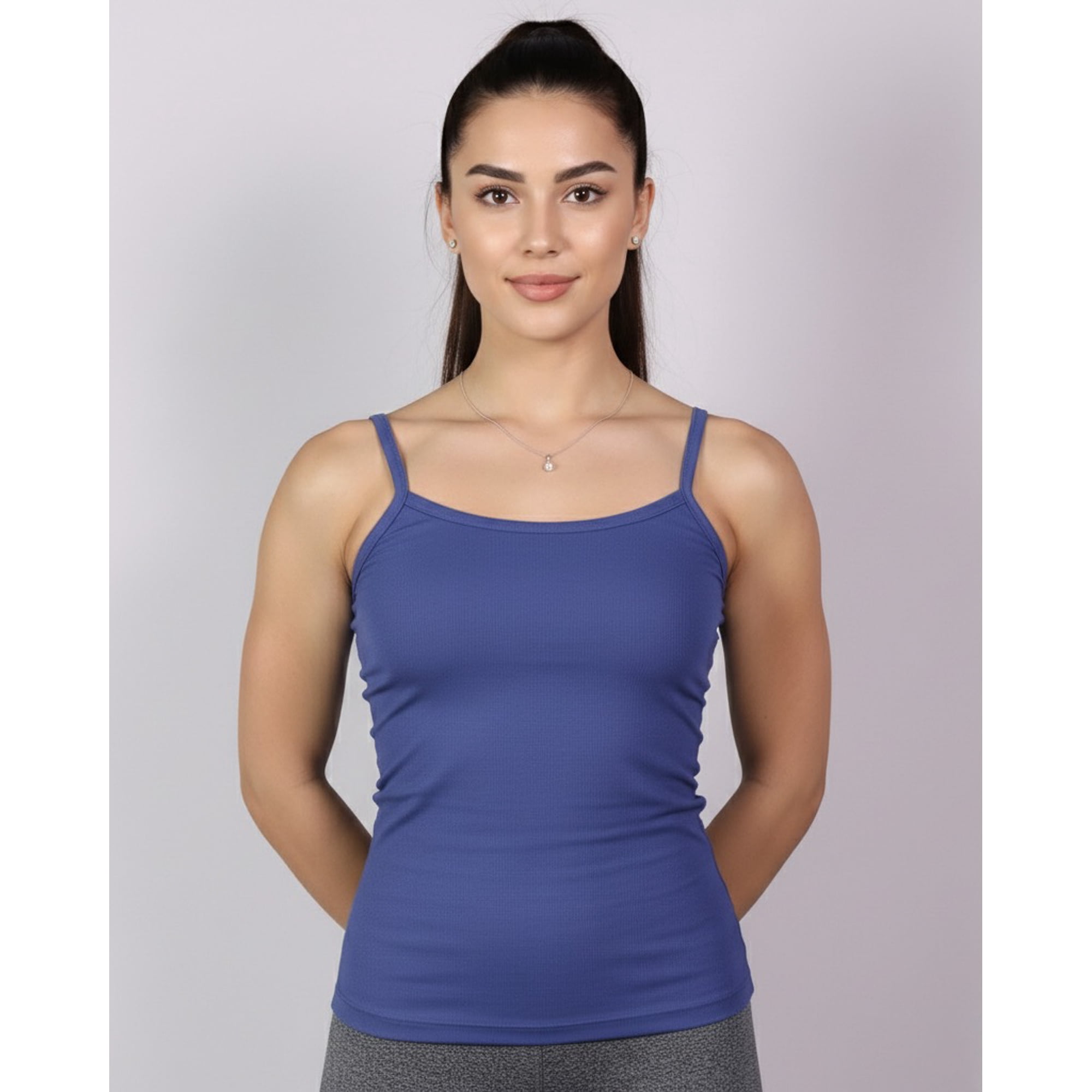 Flix Line - Polera Top Mujer Sin Mangas Fibra Bambú