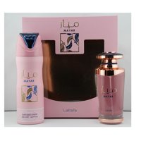 Set Lattafa Mujer Mayar Edp 100 Ml + Deo Spray 200 Ml (2 Piezas) - Frescura Y Elegancia
