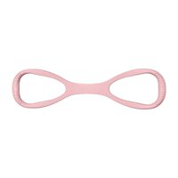 Magideal - Banda De Resistencia Para Ejercicios De Fitness, Ejercitador De Brazos De Silicona, Banda Elástica Para Ejercicios De Estiramiento De Hombros, Brazos, Rosa