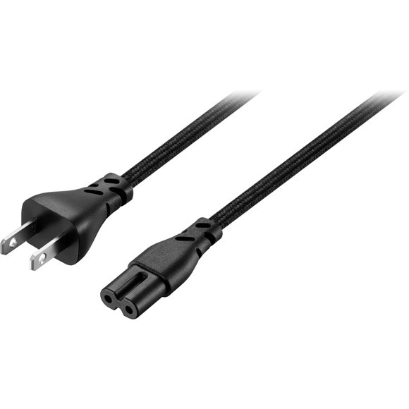 Cable de alimentación Rocketfish de 8 pies trenzado no polarizado 7 A
