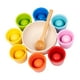 thumbnail image 2 of Bolas De Arcoíris En Tazas, Juguete Montessori Para Niños, Juguetes Sensoriales Preescolares, Juego Clasificador De 8 Colores, 2 of 5