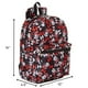 thumbnail image 2 of Mochila de Disney Minnie Mouse para niños y adultos, 16 pulgadas, roja y negra, 2 of 3