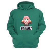 Genérico - Polerón Canguro Spy X Family Verde Aguamarina Talla Xs Unisex