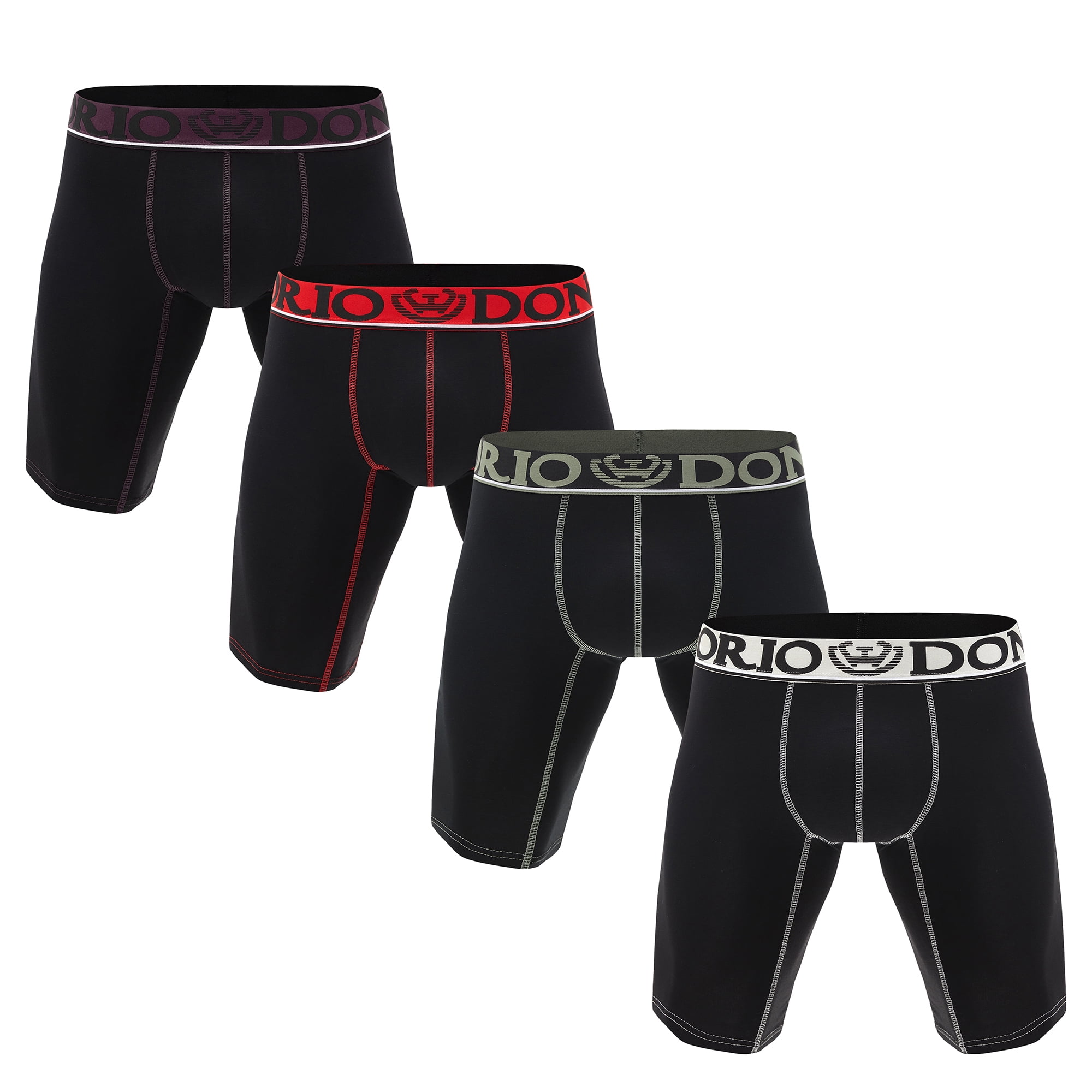 Giovacchino - Pack De 4 Boxer Largo Algodón Hombre
