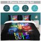 thumbnail image 5 of x188 Inside Out 2 Bed Duvet Cover Microfiber Bedding Sets 3D Printed Lightweight 3 Piece Comforter Sets, 1 Duvet Cover And 2 Pillow Shams for Kids Boys Girls 79"x90" jn188, 5 of 5