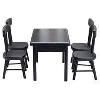 Bothyi - Juego De Mesa Y Sillas De Comedor En Miniatura De Simulación, Muebles De Juego De Simulación, Juguetes