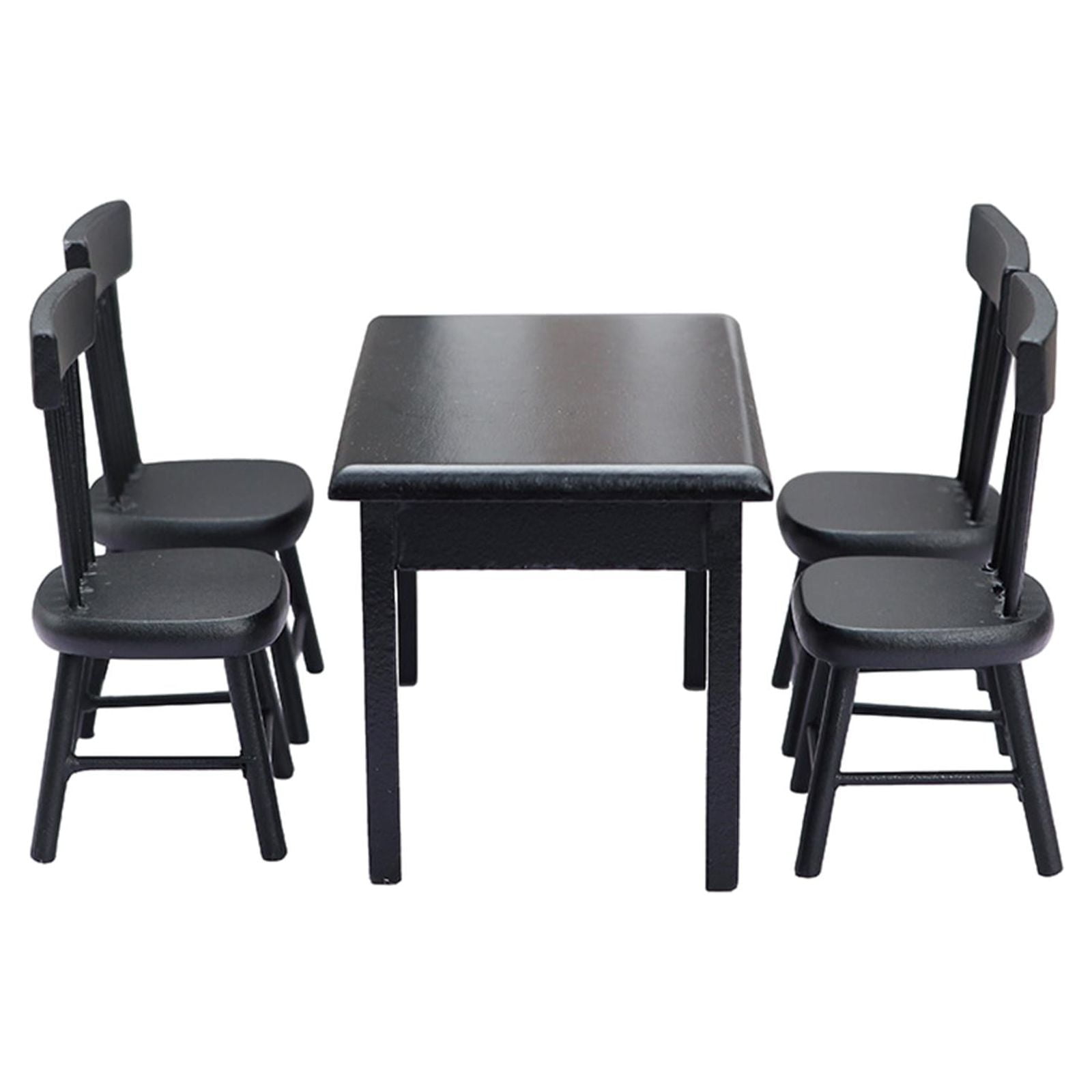 Bothyi - Juego De Mesa Y Sillas De Comedor En Miniatura De Simulación, Muebles De Juego De Simulación, Juguetes