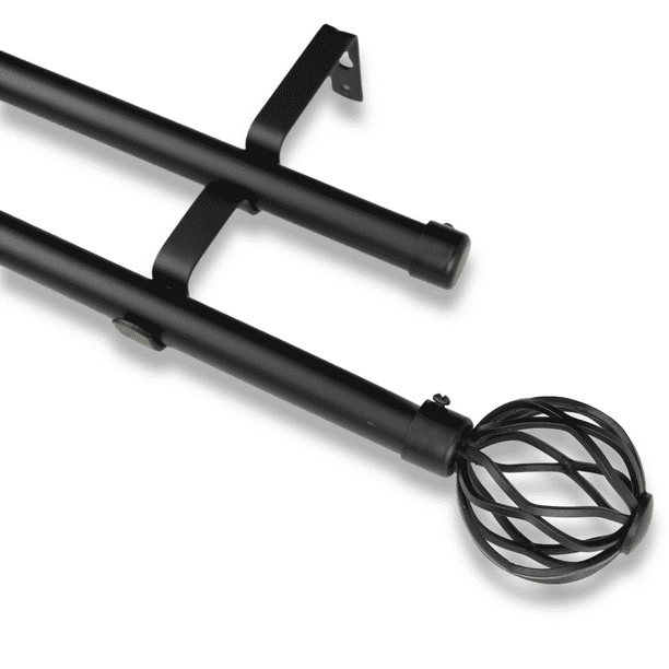 Barras De Cortina 19mm Extensibles Metálicas 120-210 Cm Guiza