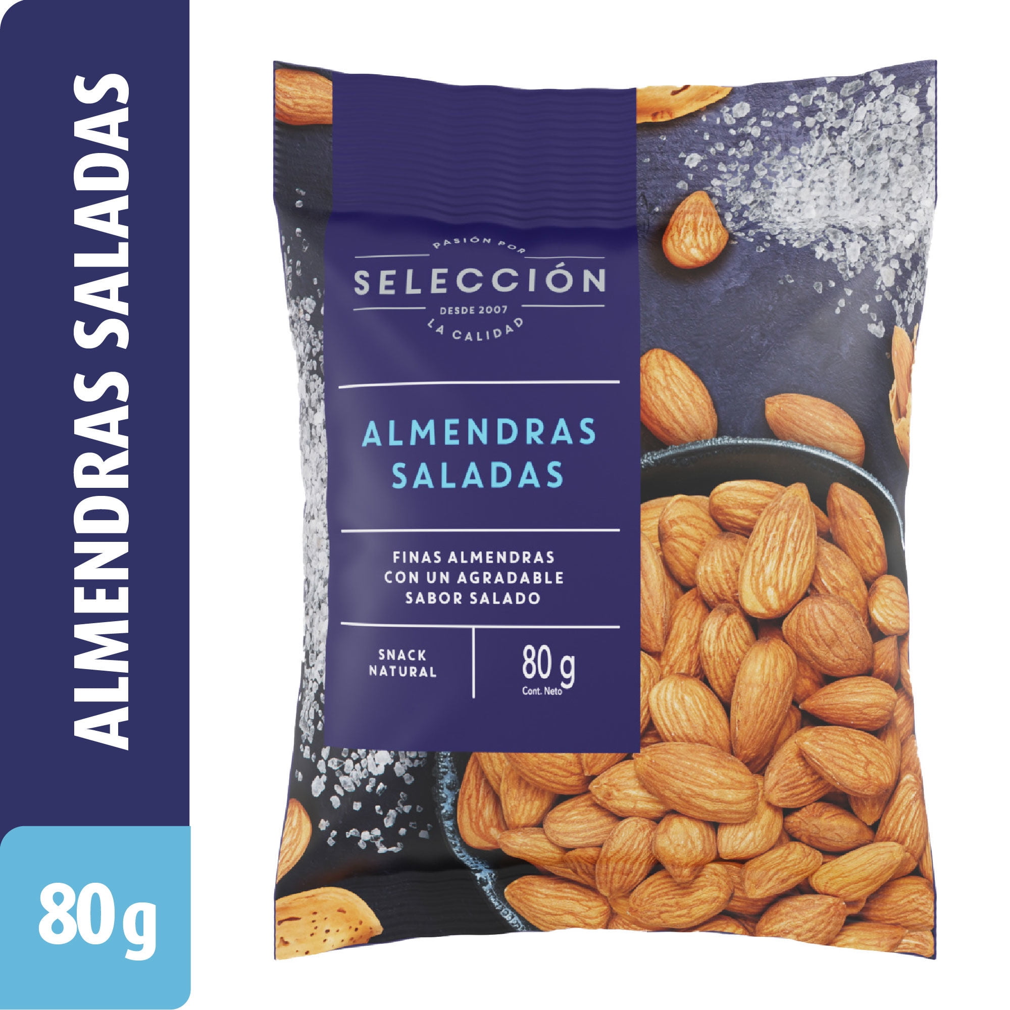 Almendras Saladas Bolsa 80 g Selección