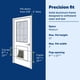 thumbnail image 4 of Puerta para mascotas PetSafe Freedom de aluminio para perros y gatos, tamaño mediano, 4 of 8
