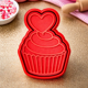 thumbnail image 2 of Cortador de Galletas – Cupcake del Amor, 2 of 3