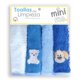 thumbnail image 1 of Pack 4 Toalla de Limpieza Azul Bebé Niño Talla Única, 1 of 4