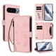 thumbnail image 1 of Funda Cartera Mariposa para [Google Pixel 11 Pro XL] con Soporte y Cremallera Rosa, 1 of 6