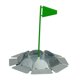 thumbnail image 3 of Golf Practice Poner Taza Con Bandera Ayuda De Entrenamiento De Putter De Golf Para La Bandera Verde De La Oficina Del Patio, 3 of 5