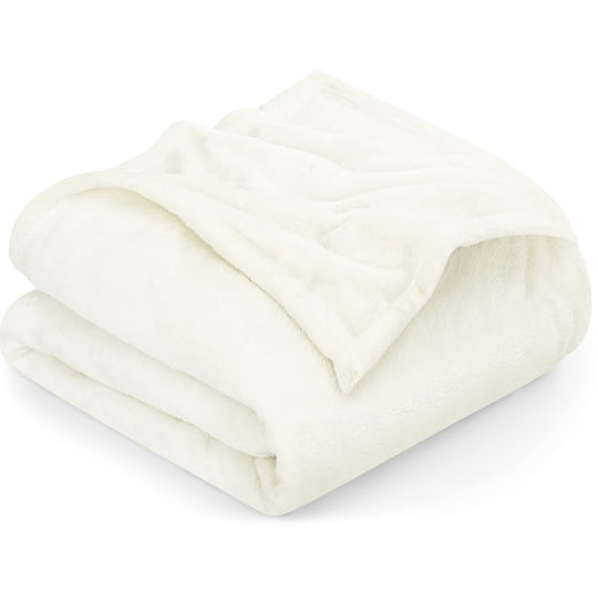 Utopia Bedding - Cama Polar Blanket Utopia, Tamaño King, Color Marfil, 300 G/m², Microfibra