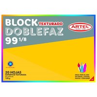 Block Texturado Doblefaz 99 1/8 20 Hojas 1 Un Artel