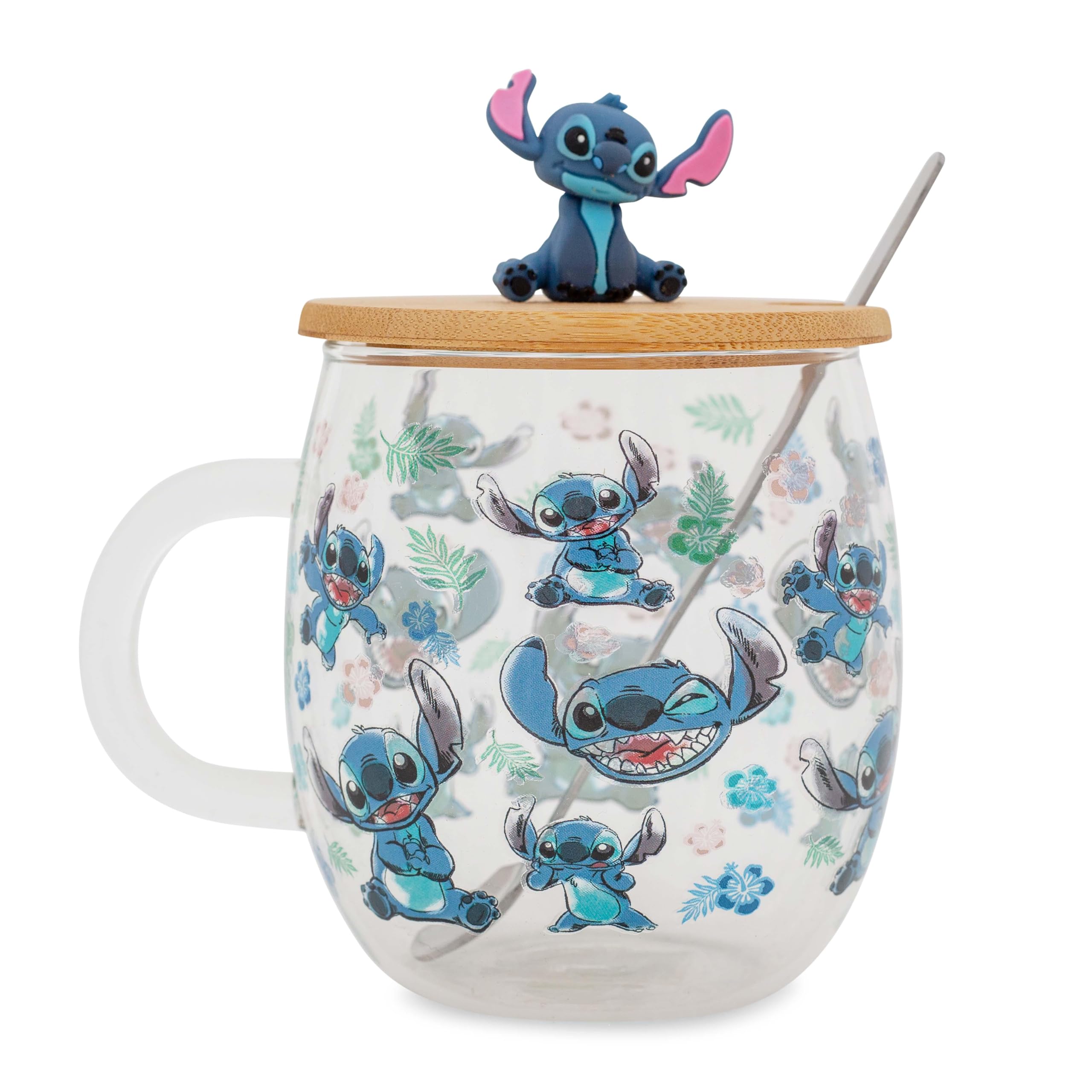 Silver Buffalo - Taza De Cristal Disney Lilo Stitch 17 Oz