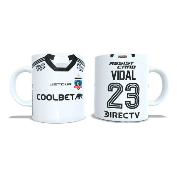 Tazon Taza Colocolo 2024 Blanca Arturo Vidal