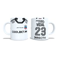 Arumistorechile - Tazon Taza Colocolo 2024 Blanca Arturo Vidal
