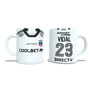 Arumistorechile - Tazon Taza Colocolo 2024 Blanca Arturo Vidal