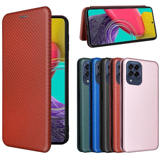 Funda Flip para FOXDOCK Samsung Galaxy M53 5G - Funda magnética de negocios, funda protectora delgada