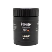 Termo Comida Negro 0.45L Keep