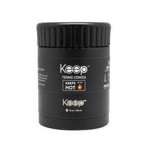 Termo Comida Negro 0.45L Keep