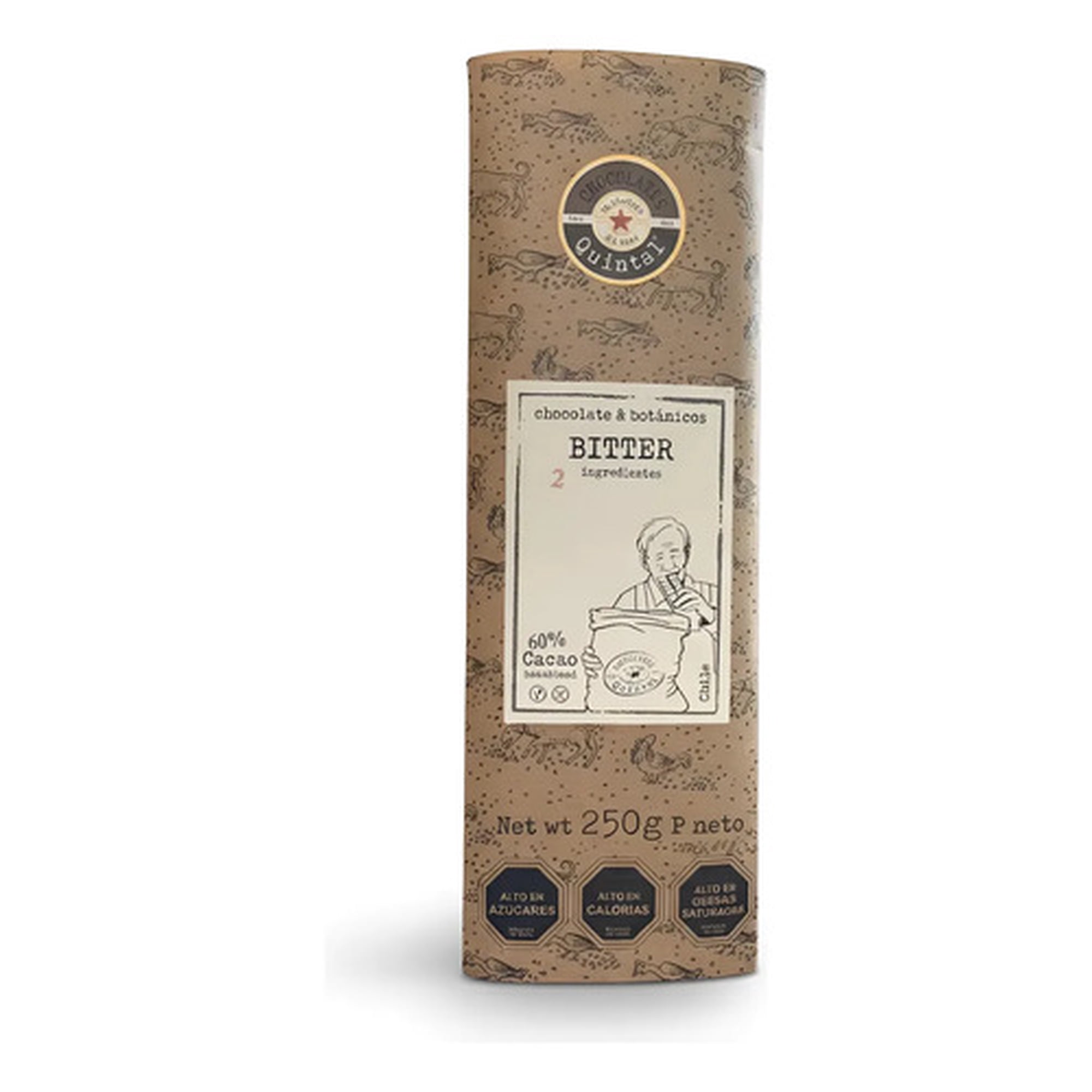 Quintal - Chocolate Bitter 60% Cacao - Barra 250g