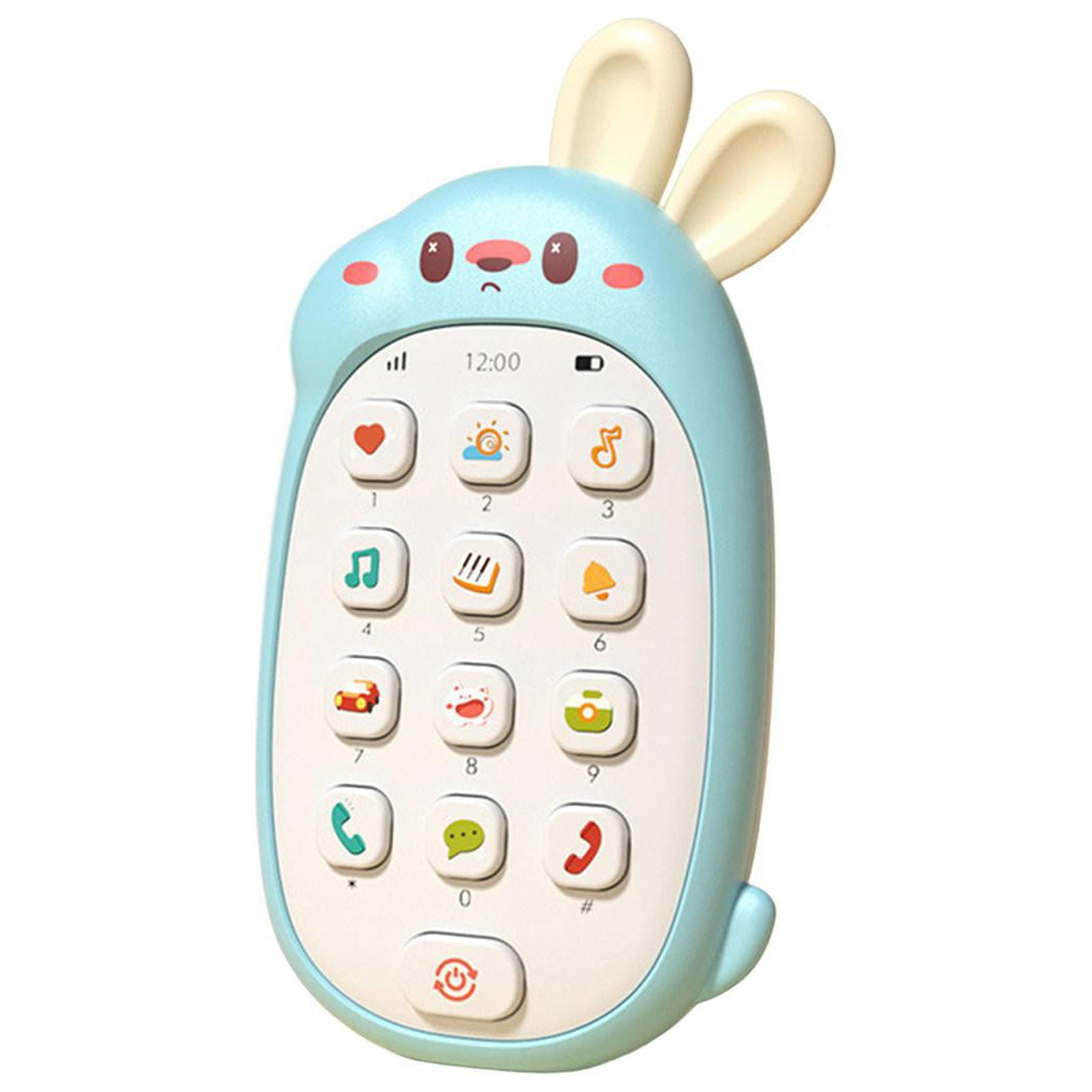 Magideal - Bebé Juguetes De Teléfono Móvil Para 1 Año De Edad Juguete Sensorial Simulación Teléfono Niños Regalo Infantil Azul