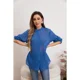thumbnail image 3 of Blusa Mujer Lino Algodón Premium Liviana manga Larga Cuello Mao 8055, 3 of 3