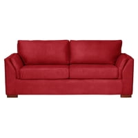 Latam Home - Sofa Cama Milan 2Pl Con Resortes Pocket Cuero Kentucky Rojo