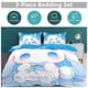 thumbnail image 2 of 3PCS Cinnamoroll Bedding Set Comforter Duvet Cover Set Quilt Cover for Kids Teens Bedroom Decoration, 2 of 5